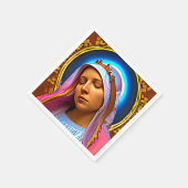 AI Art van de blote Maagd Mary Servet (Hoek)