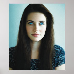AI Art Woman's Portret Poster