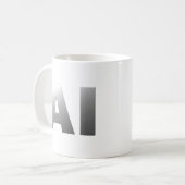 AI artificial intelligence Koffiemok (Voorkant links)