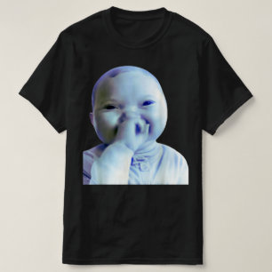 AI-baby die lach houdt meme virale trend meme T-shirt