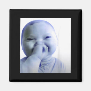 Ai Baby Meme Grappige Lachende Baby Baby Meme Brai Magneet