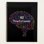 AI-beoefenaar van kunstmatige intelligentie Tech Planner (Voorkant)