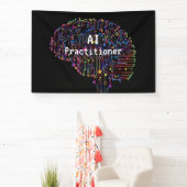 AI-beoefenaar van kunstmatige intelligentie Tech Spandoek (Insitu)
