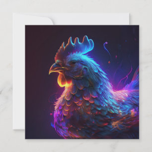 AI Chicken Feestdagenkaart