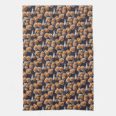 AI Citrouille Jack-o'-lantern Traite Serviette de  (Vertical)