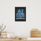 AI Code Grafisch – Tech Innovatie Design Poster (Keuken)