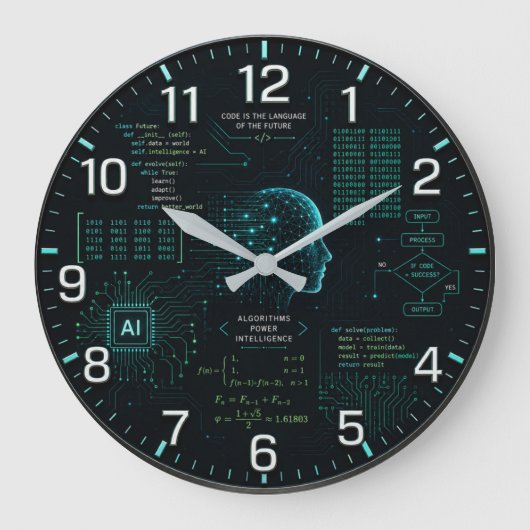 AI Coding Programming Computer Science Software Grote Klok (Voorkant)