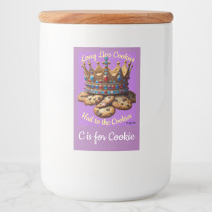 AI Cookie Food Container Voedselcontainer Etiket