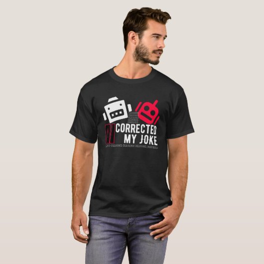 AI corrigeerde mijn Joke.b T-shirt (Voorkant volledig)