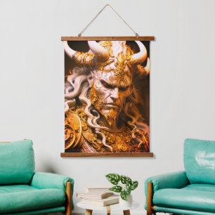 Ai Demon Hangend Wandkleed