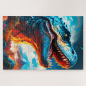 AI-dinosaurus Legpuzzel (Horizontaal)