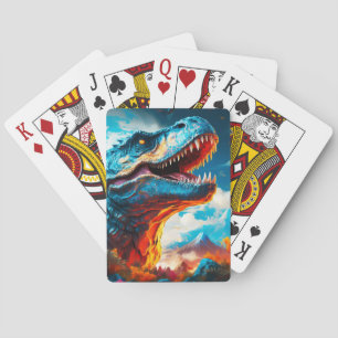 AI-dinosaurus Pokerkaarten