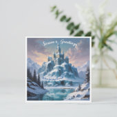 AI Downloadbaar huis dat Jack Frost bouwde Kaart (Staand voorkant)