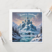 AI Downloadbaar huis dat Jack Frost bouwde Kaart (Voorkant / Achterkant in situ)