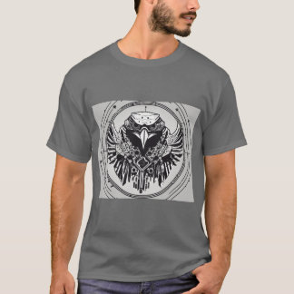 AI Eagle Emblem – Futuristische, op technologie ge T-shirt