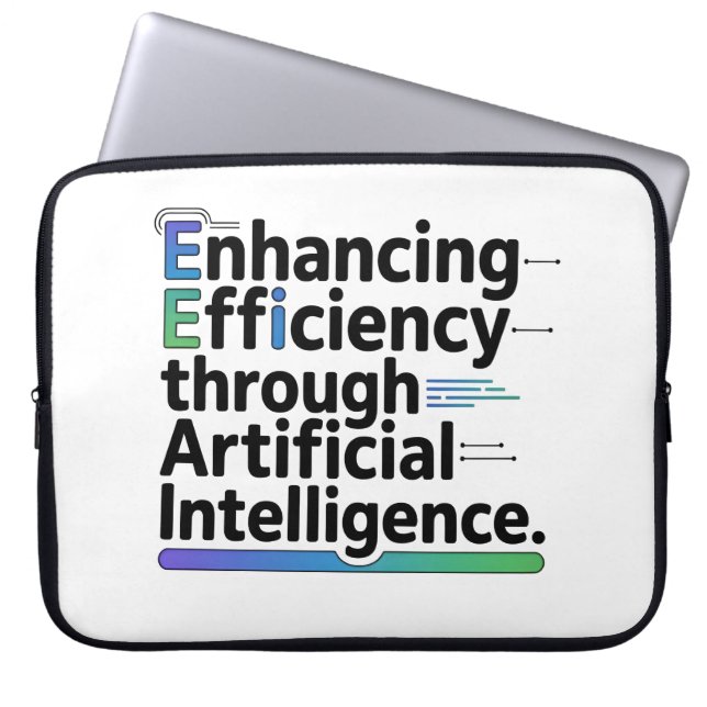 AI Efficiëntie Neopreen Hoes (Voorkant)
