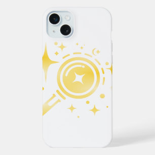 AI-embleem Sparkle-sterren, baken van het digitale iPhone 15 Plus Case