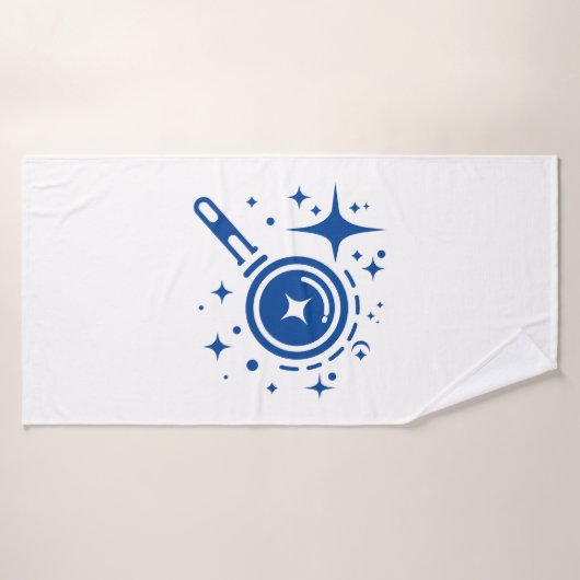 AI-embleem Twinkle-sterren, baken van het digitale Badhanddoek (Badhanddoek)