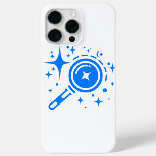 AI-embleem Twinkle-sterren, baken van het digitale iPhone 15 Pro Max Hoesje