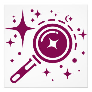 AI-embleem Twinkle-sterren, baken van het digitale Foto Afdruk