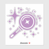 AI-embleem Twinkle-sterren, baken van het digitale Sticker (Vel)