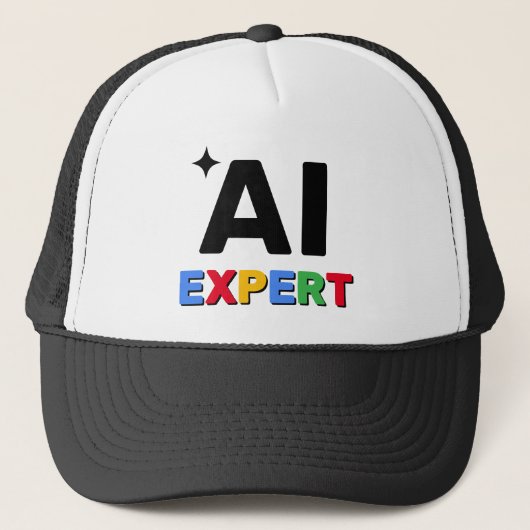 AI Expert™ Trucker Hat Pet (Voorkant)