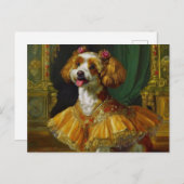 AI Fancy Dog Briefkaart (Voorkant / Achterkant)