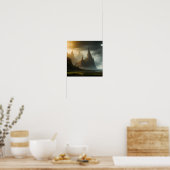 AI Fantasy Landscape #03 Poster (Keuken)