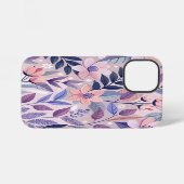 AI Floral iPhone 12 Mini Coque - Style élégant (Verso Horizontal)