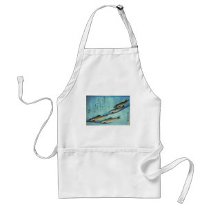 Ai (forel) - Hiroshige's kleurenJapanse vis afdruk Standaard Schort
