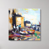 AI-gegenereerde kunst Canvas Afdruk (Voorkant)