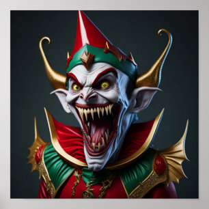 AI Gegenereerde Vampierkunst Poster