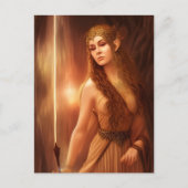 AI Generated Elven Goddess Briefkaart (Voorkant)
