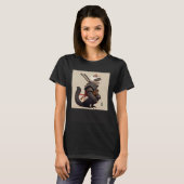 AI Generated Shinobi Cat T-shirt (Voorkant volledig)