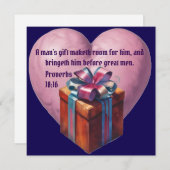 AI Gift Giving Prayer Kaart (Voorkant / Achterkant)