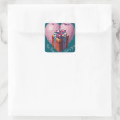 AI Gift Labels van/naar Stickers (Tas)