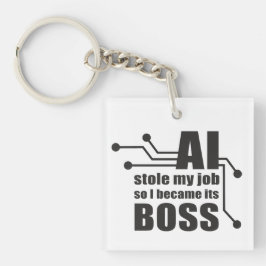 AI heeft mijn baan gestolen, dus ik werd de baas Sleutelhanger