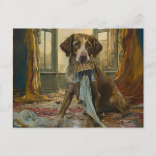 AI-hond vernietigd Briefkaart