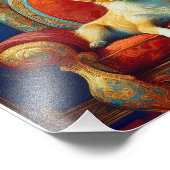 AI-hondentroon Foto Afdruk (Hoek)