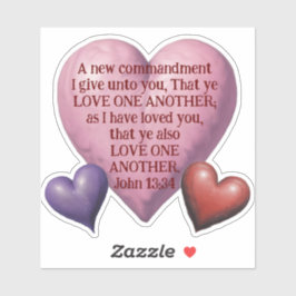 AI houdt van elkaar Vinyl Sticker Decal