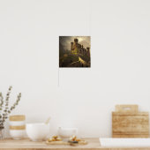 AI Imaginaires châteaux #01 Poster (Cuisine)