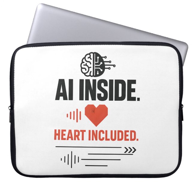AI in laptophoes Laptop Sleeve (Voorkant)