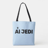 AI Jedi™ Boodschappentas Draagtas (Achterkant)