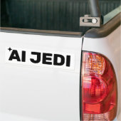AI Jedi™ Bumper Sticker (Sur camion)