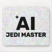 AI Jedi Master™ Mouse Pad (Customize It!) Muismat (Voorkant)