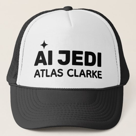 AI Jedi™ Trucker Hat (Customize It!) Trucker Pet (Voorkant)