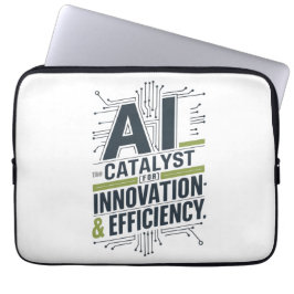 AI – katalysator voor innovatie en efficiëntie Laptop Sleeve