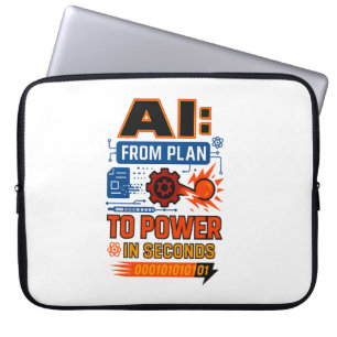 AI-kracht in seconden – van plan naar actie Laptop Sleeve