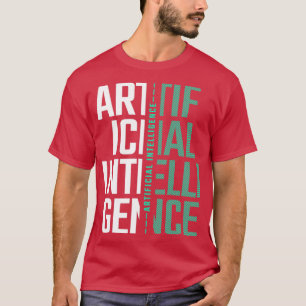 AI Kunstmatige intelligentie Futuristic Nerd Gift T-shirt