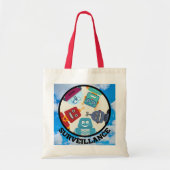 AI (kunstmatige intelligentie) - Surveillance Tote Bag (Voorkant)